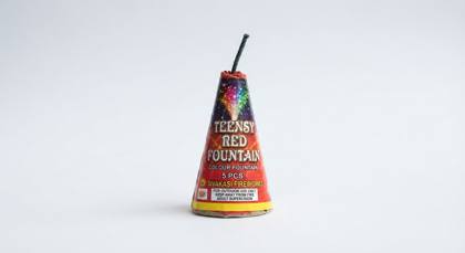 Teensy Red Fountain (5 Pcs)